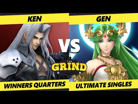 Pre-Glitch Grind  - KEN (Sephiroth) Vs. Gen (Palutena) Smash Ultimate Tournament