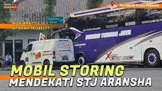 Download lagu MOBIL STORING STJ MASUK PARKIRAN PEMBERANGKATAN ADA APA ? APAKAH STJ ARANSHA TROBEL? mp3