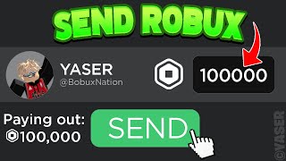 HOW TO GIFT ROBUX TO FRIENDS *Without Group* (How To Send A Friend Robux No Group 2023)
