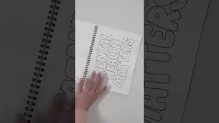 mental health coloring book #coloringbook #coloringforanxiety