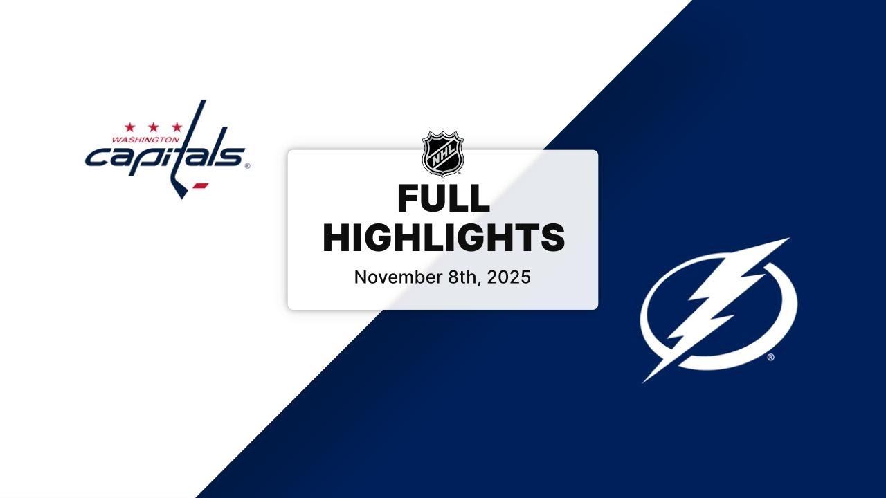NHL Highlights | Capitals vs. Lightning | November 08, 2025