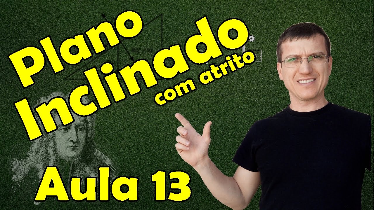 PLANO INCLINADO COM ATRITO - DINÂMICA - AULA 13 - Prof  Marcelo Boaro