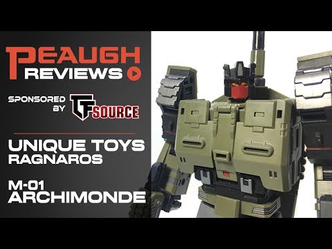Video Review: Unique Toys Ragnaros - M-01 ARCHIMONDE