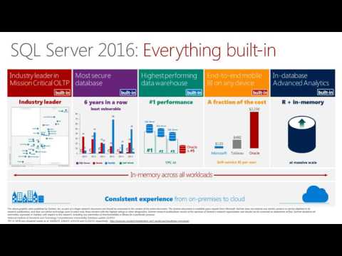 SQL Server 2016: Soaring to New Heights