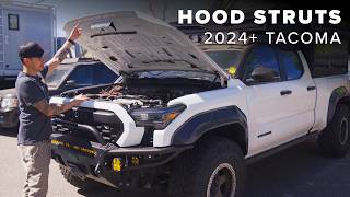 2024+ Toyota Tacoma Hood Struts Install | Easy No-Drill Upgrade
