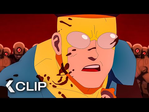 Mark DESTROYS Cecil's Robot Army - INVINCIBLE Season 3 Clip (2025)