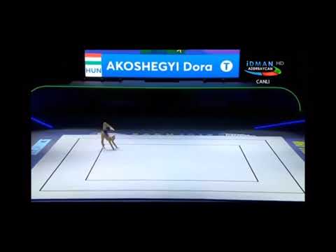 AKOSHEGYI Dora (HUN) - JUNIORS IW Aerobic Gymnastics European Championships 2019