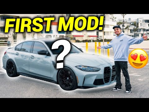 FIRST MOD FOR MY BRAND NEW BMW G80 M3!!!