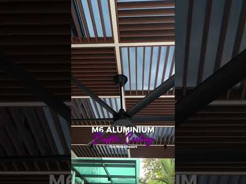 M6 ALUMINIUM BAFFLE CEILING @ TRX