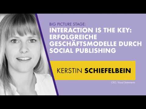 Kerstin Schiefelbein: Erfolgreiche Geschäftsmodelle durch Social Publishing (Keynote) | #OMR19