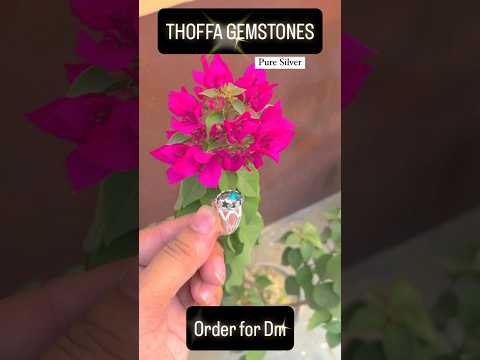 Beautiful Firoza Silver Ring #trending #gemstone #jewelry #shorts