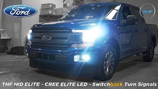 2018 Ford F150 THF HID ELITE, Switchbacks, CREE LED Foglights