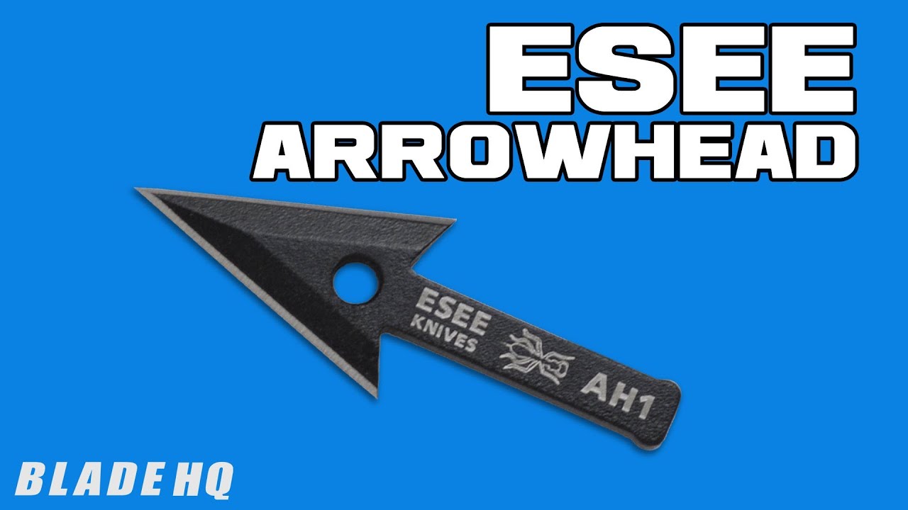ESEE Arrowhead Survival Blade (Black) AH-1