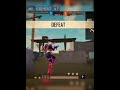 FREE ️ FIRE DEFEAT FROM LOVE ️ Freefire Short