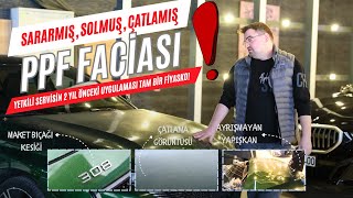 Peugeot 308'in üzerindeki PPF 2 yılda nasıl bu hale gelir? İş bilmezli