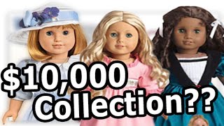How Much I have Spent on ALL my American Girl Dolls! - American Girl Doll Collector Opinions Videos
