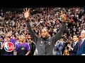 Kawhi Leonard gets tribute video and championship ring from Raptors in Toronto return | NBA On ESPN