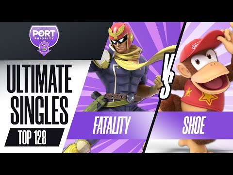 Fatality vs Shoe - Ultimate Singles: Top 128 - Port Priority 6 | Cpt Falcon vs Diddy Kong, ZSS