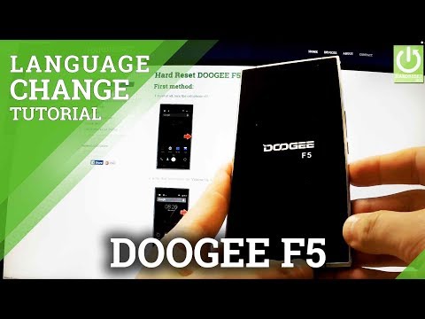 Languages Settings in DOOGEE F5 - How to Change Language