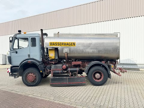 DAIMLER-BENZ - SK 1935 AK 4x4, V8, Edelstahltank ca. 10.000l, Pumpe