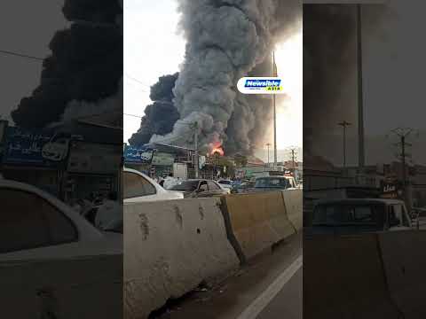 Massive Fire Erupts at Kaleh Factory in Amol Iran