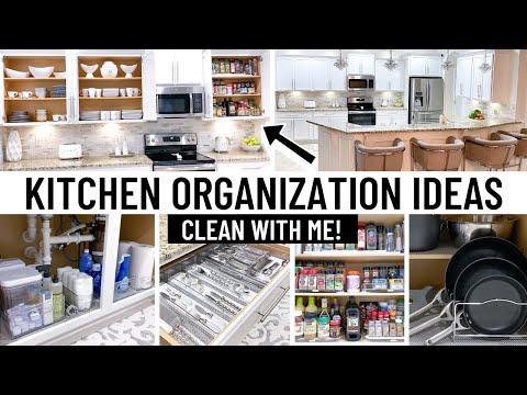 KITCHEN ORGANIZATION IDEAS! | Dollar Tree DIY | Clean + Organize With Me 2020 Video