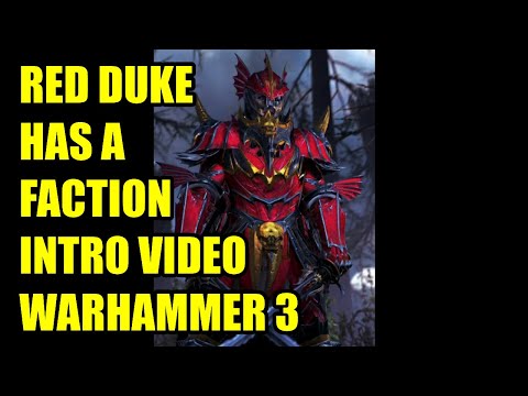 NEWS - The Red Duke Has A Faction INTRO Video - Playable Mousillon FLC? - Total War Warhammer 3