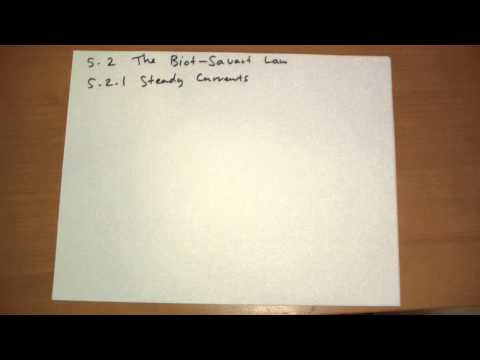 5 2 1 Steady Currents