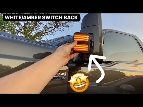 YOUR F250 NEEDS THIS UPGRADE | MIRROR LIGHT UPGRADE | SEQUENTIAL LED SWITCH BACK | SUPAREE LED