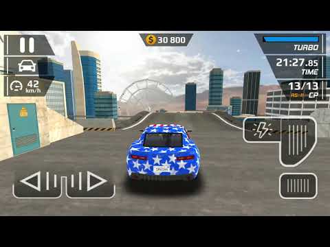 Car Driving Simulator - Stunt Ramp: Smash Car Hit Firestarter American car - Android GamePlay 3D