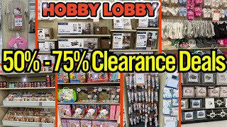 Hobby Lobby Clearance Deals✨🔥Hobby Lobby 50% - 75% Off  Clearance✨🔥#hobbylobby #new