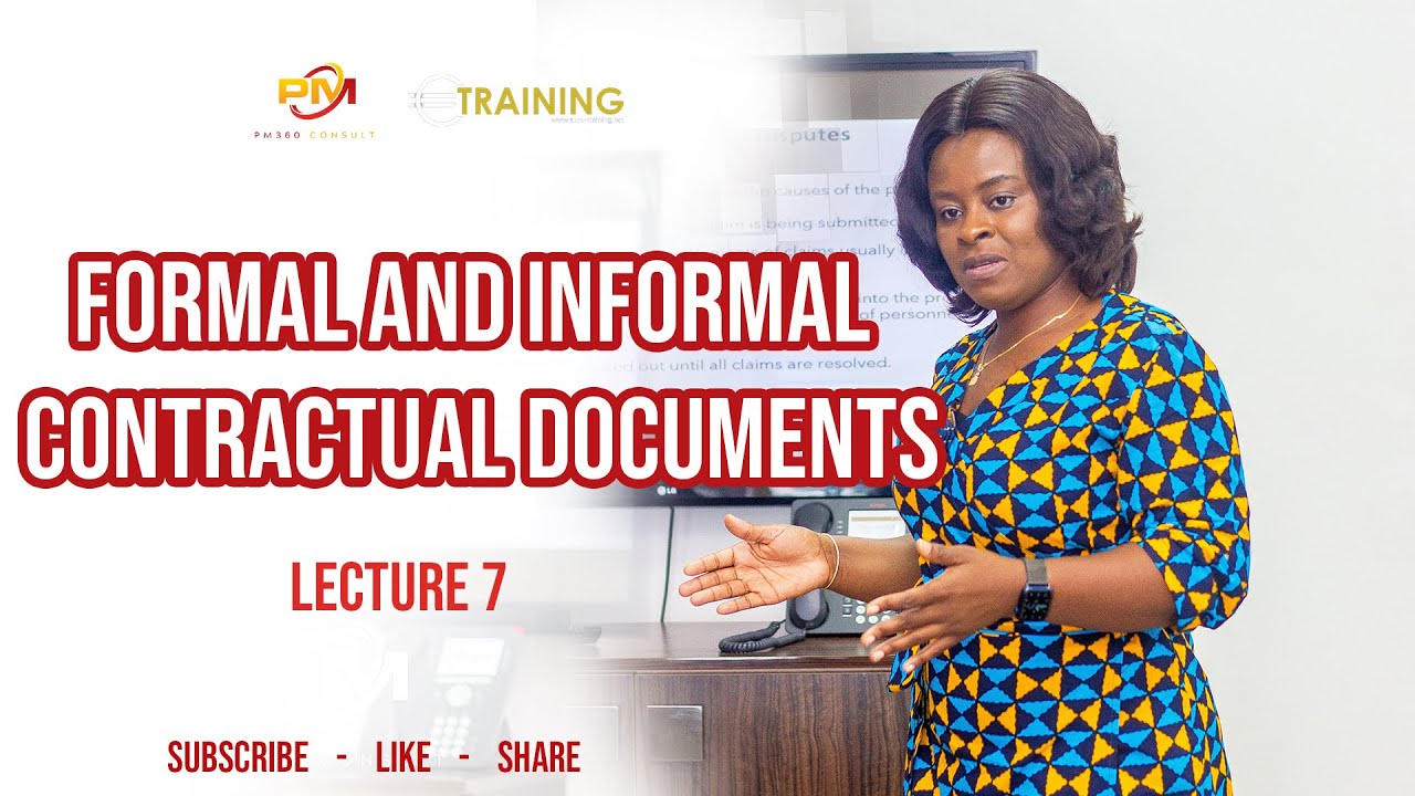 Lecture 7 - What are the common procurement documents