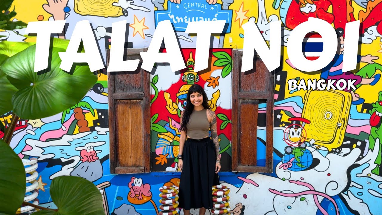 Bangkok's OLDEST (and coolest) neighbourhood! 🇹🇭 Street art, Thai food, hidden gems