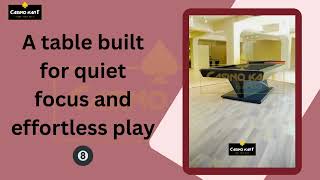 Built for Quiet Focus & Effortless Play 🎱 | Premium Pool Table