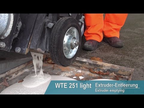 WTE 251 light - Extruder-Entleerung (A24)