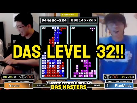 FIRST EVER!! DAS Level 32 in NES Tetris