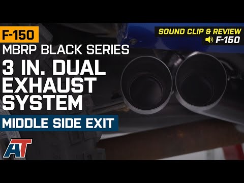 2011-2014 F150 5.0L MBRP Black Series 3 in. Dual Exhaust - Middle Side Exit Sound Clip & Review