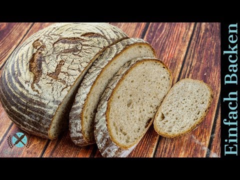 Weizen Mischbrot mit Poolish