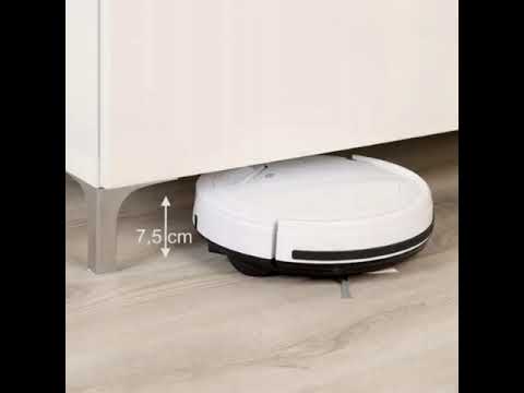 Dulkių siurblys - robotas siurblys Blaupunkt RVC201, Baltas video