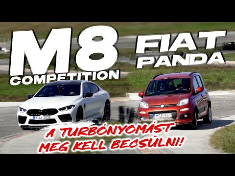 A turbónyomást MEG KELL BECSÜLNI! - Fiat Panda vs. BMW M8 Gran Coupe (Laptiming Ep. 259.)