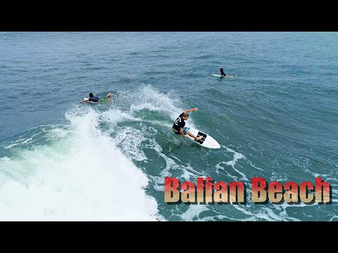 Aerial shots of Balian Beach