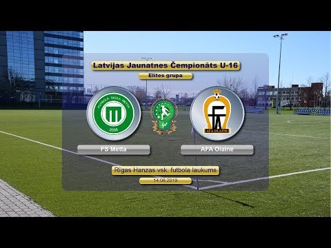 U-16 FS Metta - AFA Olaine (Highlights)
