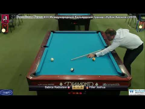 Babica Radoslaw  POL-GER  Filler Joshua Kremlin Cup 10-ball 2018.