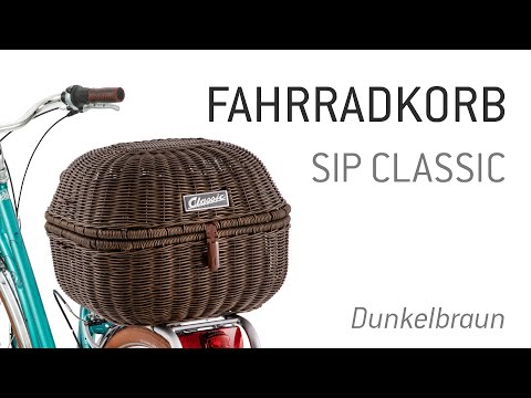 Luggage Basket SIP Classic for bicycle | Dark Brown