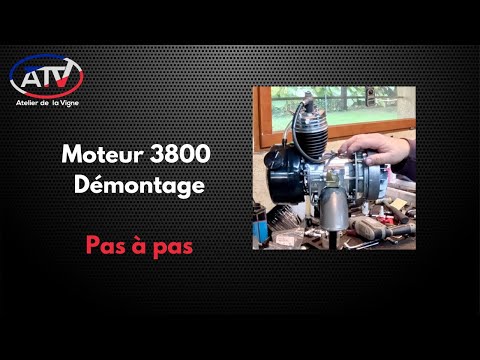 Démontage d'un moteur de Solex 3800 pas à pas