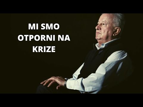 Profesor Zec - mi smo otporni na krize