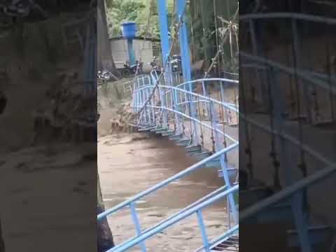 Crecida del rio Tocuyo municipio Moran E. Lara Venezuela