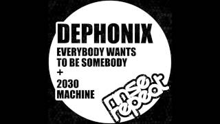 Dephonix - Everybody Wants To Be Somebody [RINSE012] - Release 12th December 2013 - FUTURE JUNGLE