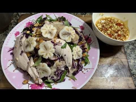 Cách làm gỏi gà măng cụt siêu siêu ngon