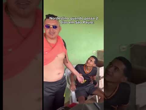 Nordestino depois de passar 2 dias  em São Paulo #supercomedia #brutinho #Simão #canalsupercomedia